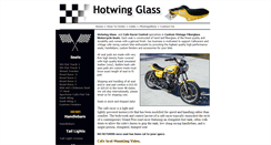 Desktop Screenshot of hotwingglass.com