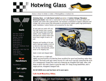 Tablet Screenshot of hotwingglass.com